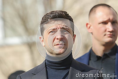 President of Ukraine Volodymyr Zelensky Editorial Stock Photo