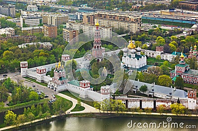 Novodevichiy convent in Moscow, Russia Stock Photo