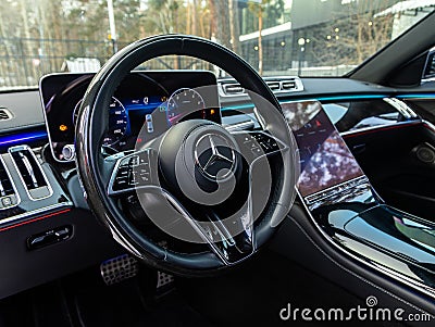 Mercedes-Benz S-class Editorial Stock Photo