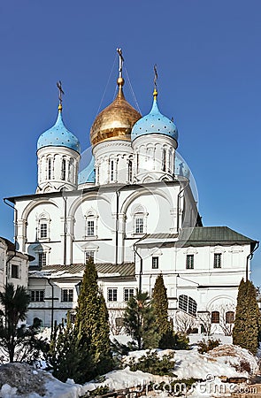 Novospassky Monastery, Moscow, Russia Stock Photo
