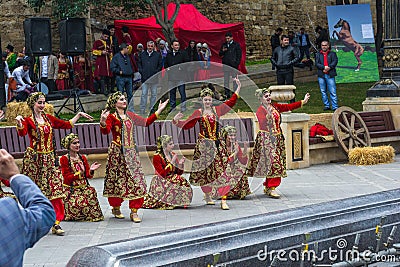 Novruz Celebration in Azerbaijan Editorial Stock Photo