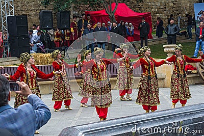 Novruz Celebration in Azerbaijan Editorial Stock Photo