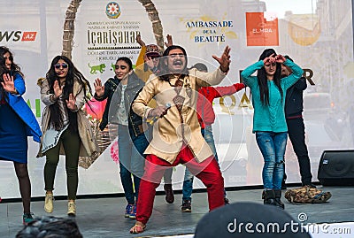 Novruz Celebration in Azerbaijan Editorial Stock Photo