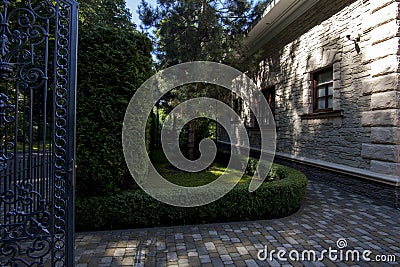 Novi-Petrivtsi, Ukraine - August 14, 2020: Mezhyhirya Kiev region, Ukraine, residence of former president of Ukraine Editorial Stock Photo