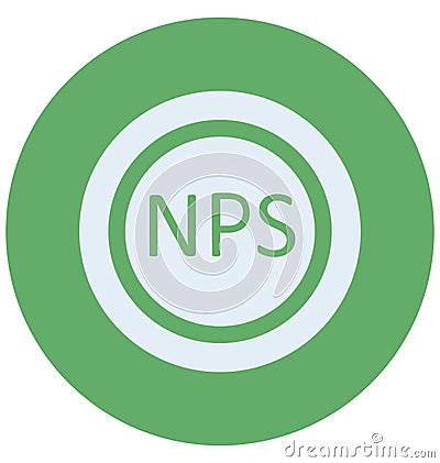 Nps Isolated Vector Icon which can easily modify or edit Vector Illustration