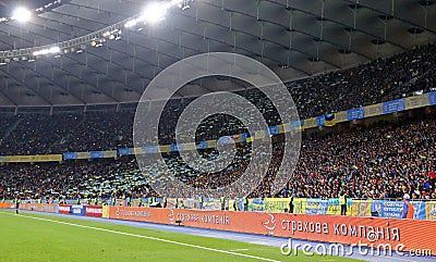 NSC Olimpiyskyi stadium in Kyiv, Ukraine Editorial Stock Photo
