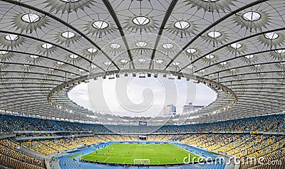 NSC Olympic stadium (NSC Olimpiyskyi) in Kyiv, Ukraine Editorial Stock Photo