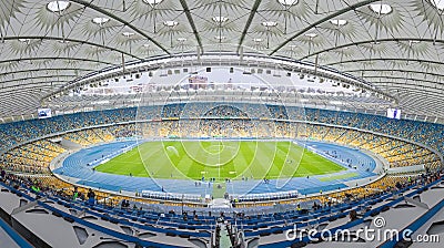 NSC Olympic stadium (NSC Olimpiyskyi) in Kyiv, Ukraine Editorial Stock Photo