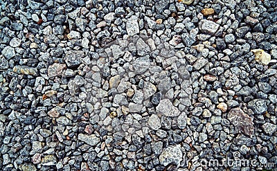 Texture: small, colorful pebbles. Stock Photo