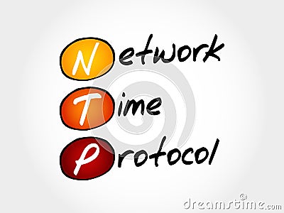 NTP - Network Time Protocol Stock Photo