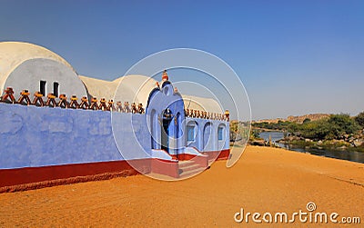 Nubian House Stock Photo