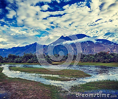 Nubra valley, Ladakh, India Stock Photo
