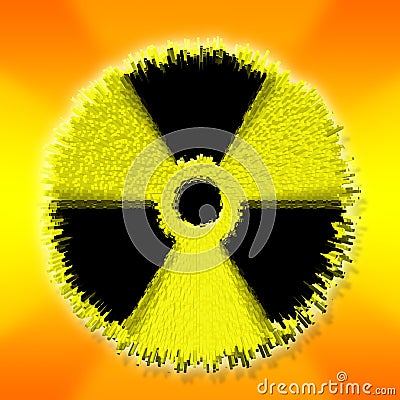 Nuclear atomic bomb Stock Photo