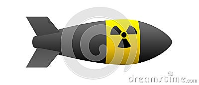 Nuclear bomb Vector Illustration