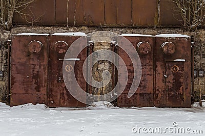 Nuclear bunker Stock Photo