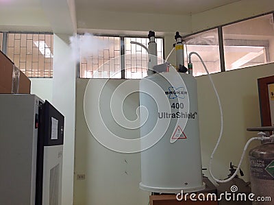 Nuclear magnetic resonance spectrometer Editorial Stock Photo