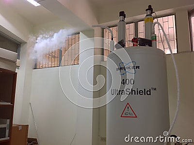 Nuclear magnetic resonance spectrometer Editorial Stock Photo