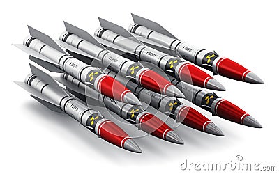 Nuclear missiles Stock Photo