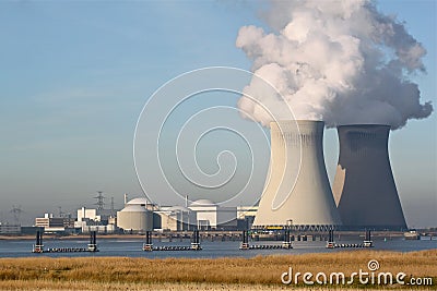 Nuclear power plant Stock Photo