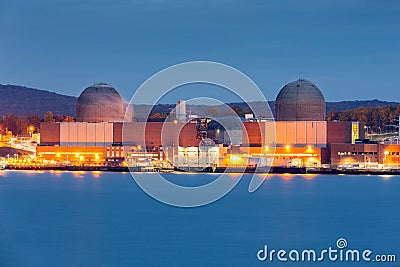 Nuclear power plant Stock Photo