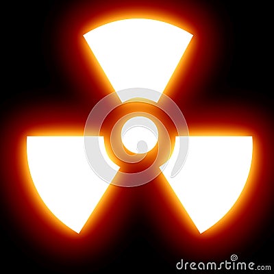 Nuclear sign Stock Photo