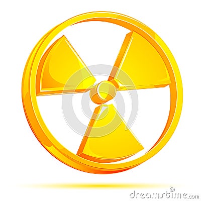 Nuclear Sign Vector Illustration