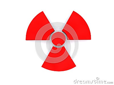 Nuclear symbol Stock Photo