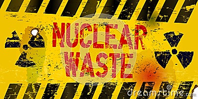 Nuclear waste Vector Illustration