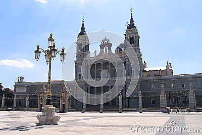 Nuestra Senora de La Almudena Stock Photo