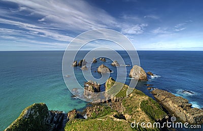 Nugget Point Stock Photo