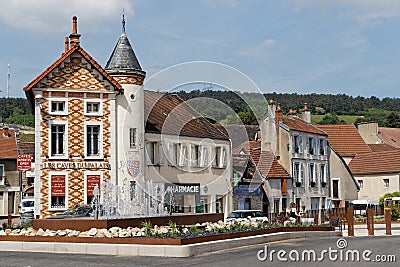 Wineries in Nuits-Saint-Georges Editorial Stock Photo