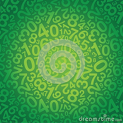 Number background Vector Illustration