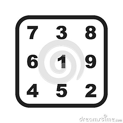 Number Theory Vector Illustration