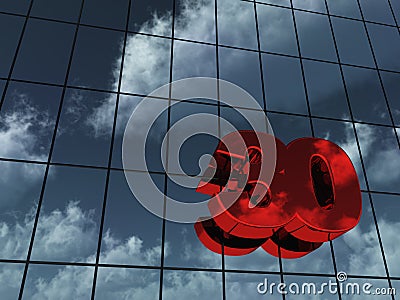 Number thirty Stock Photo