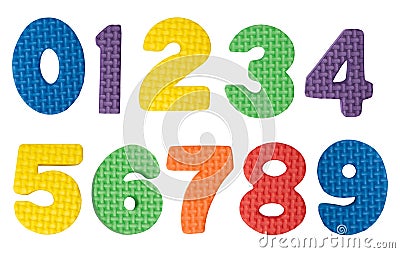 Numbers Stock Photo