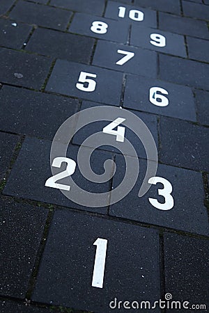 Numbers Stock Photo