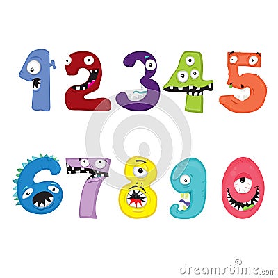 Numbers Stock Photo