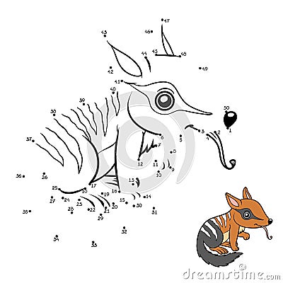 Numbers game, Numbat Vector Illustration