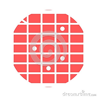 Numbers glyph background vector icon which can easily modify or edit Vector Illustration