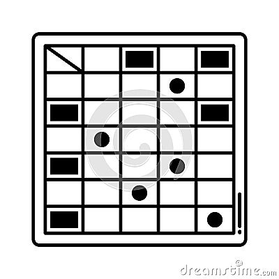 Numbers half glyph vector icon which can easily modify or edit Vector Illustration