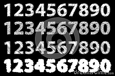 Numbers Vector Illustration