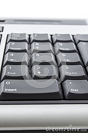 Numeric keypad Stock Photo