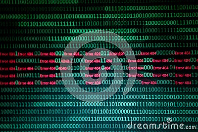 Numerical continuous, abctract data in binary code, give technology felling. Stock Photo