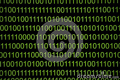 Numerical continuous code in green color, abstract web data in binary code.Programming code abstract technology developer.blurred Stock Photo