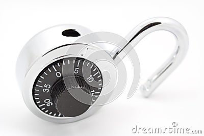 Numerical Lock Stock Photo