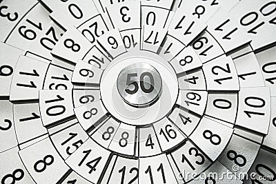 Numerology abstract wallpaper Stock Photo