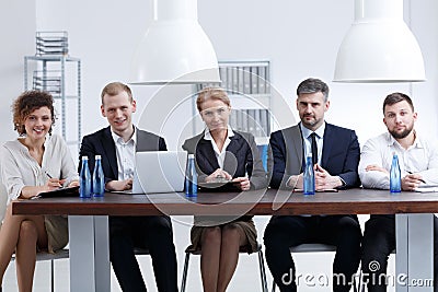 Numerous recruitment committee Stock Photo