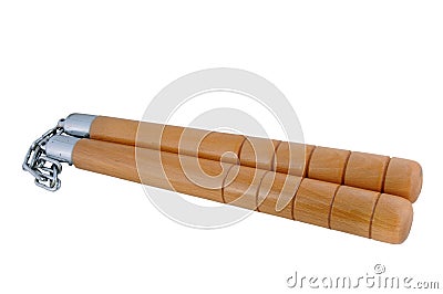 Nunchaku Stock Photo