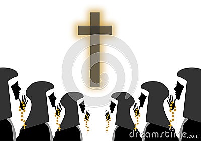 Nuns Stock Photo