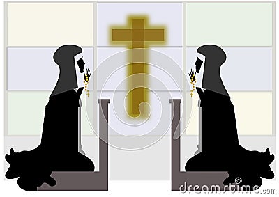 Nuns Stock Photo